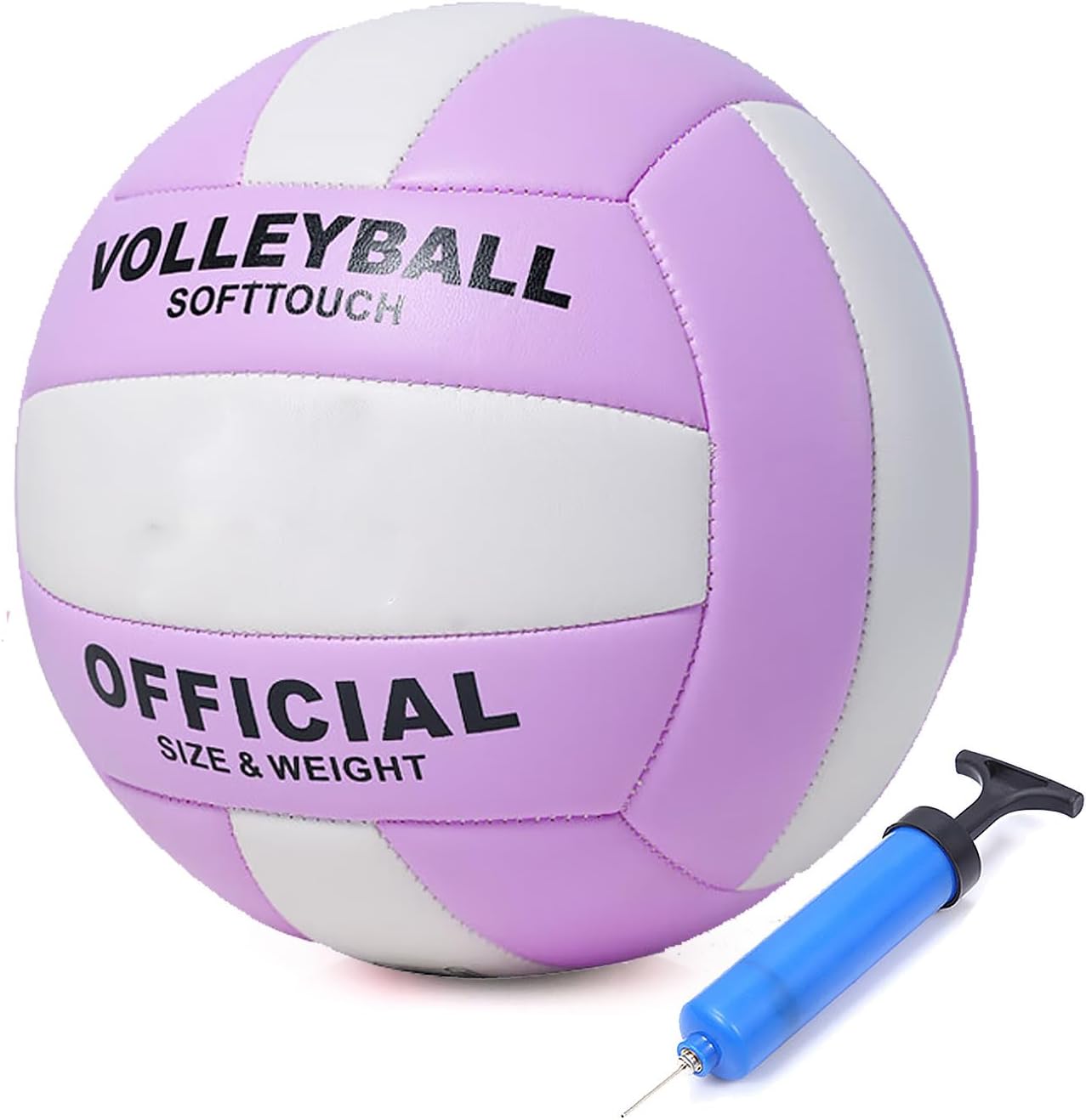 ABAJI Volleyball Official Ball Thicker PU Waterproof Anti-Explosion 15+ Years Kids Girls Boys Indoor Training Game Outdoor Sand Beach Pool Play Pump Needle